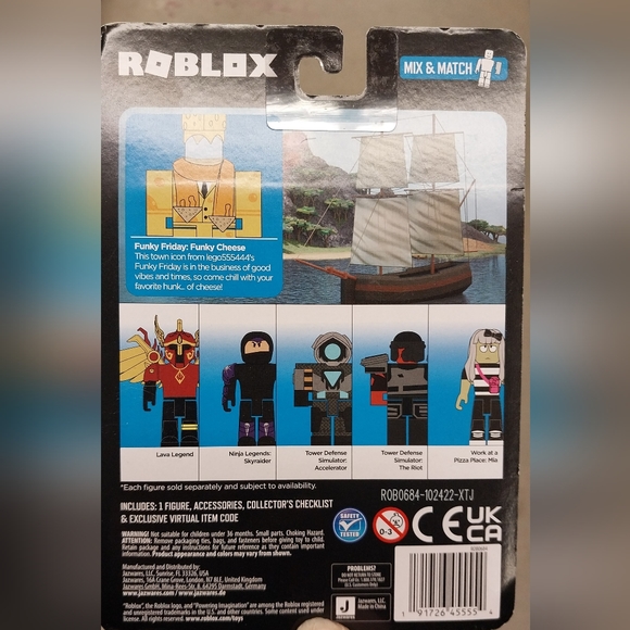 ROBLOX FUNKY FRIDAY:FUNKY CHEESE FIGURE - Picture 2 of 2